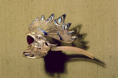 Pettine (oro, smalto e ametista) da Rene Jules Lalique